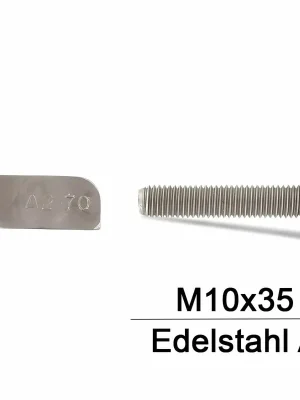 Begrenztes Angebot Hammerkopfschrauben Typ 28/15 - Art. 9097 - M10x35 - A2 - 100 Stück
