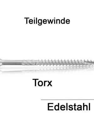 Angebot Holzbauschrauben Ziko - 4,5x60/36 - Torx 20 - Schneidkerbe - Schälrippen - C1 - 200 Stück