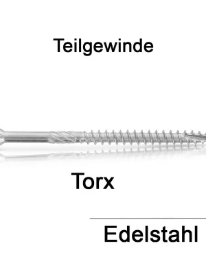 Wochenendangebot Holzbauschrauben Ziko - 5,0x90/54 - Torx 25 - Schneidkerbe - Schälrippen - C1 - 200 Stück