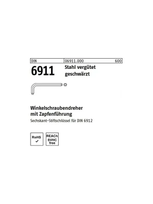 Schnäppchen DIN 6911 Stiftschlüssel Stahl