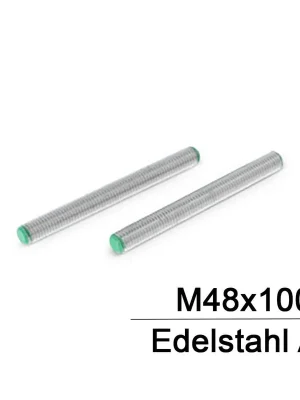 Gewindestange DIN 975 M48x1000 - Edelstahl A2 - 1 Stück Meistverkauft