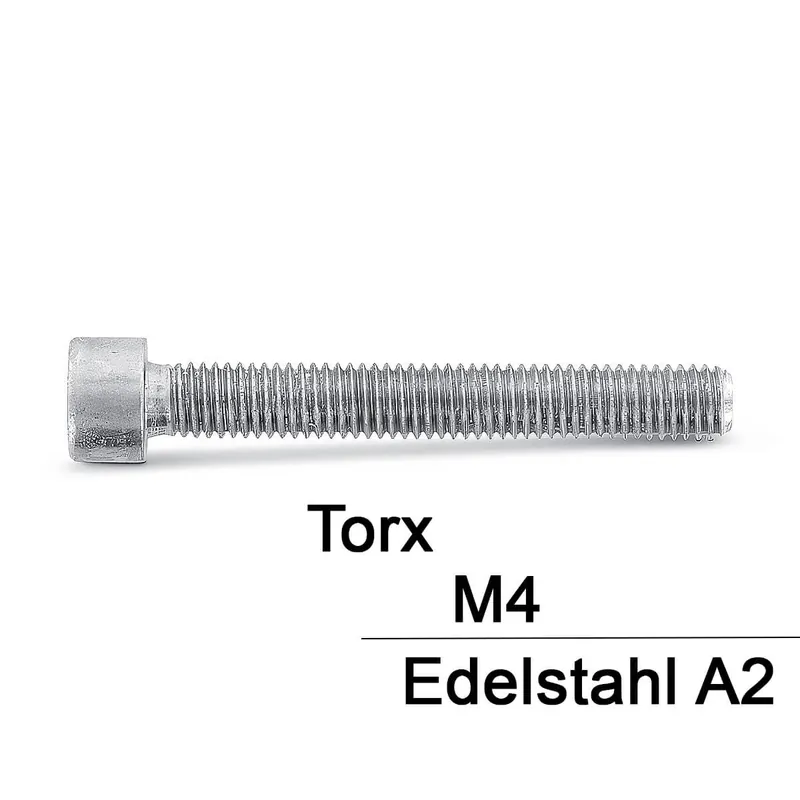 Zylinderschrauben ISO 14579 - M4x6 - Zylinderkopf - Torx - A2 - 1000 Stück Direkt Vom Hersteller