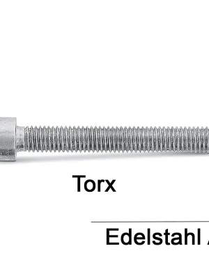Abverkauf ISO 14579 A4-70 M 3X4 TX10 Zylinderschrauben mit Innensechsrund - 1000 Stück