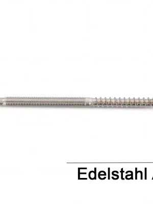 Billig Stockschrauben - M12x400 - mit Sechskantansatz - A2 - 50 Stück