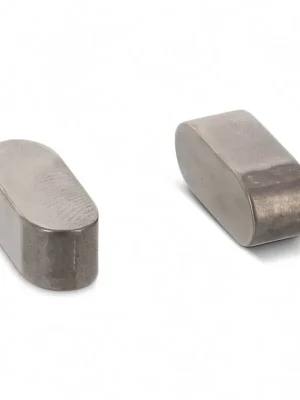Abverkauf Passfeder DIN 6885 - 12x8x56 - rundstirnig ohne Bohrung - Edelstahl A4 - 50 Stück