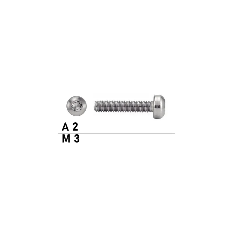 Flachkopfschraube - ISO14583 - M3x8 - TX - Edelstahl A2 - 500 Stück Solange Der Vorrat Reicht