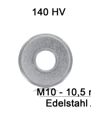 Beliebt Karosseriescheiben M10 – DIN 9021 – Edelstahl A2 – 10,5 mm – 50 Stück