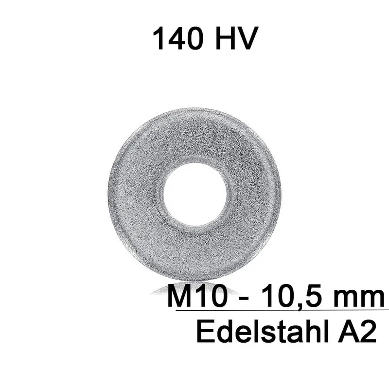 Beliebt Karosseriescheiben M10 – DIN 9021 – Edelstahl A2 – 10,5 mm – 50 Stück