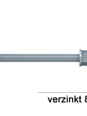 Abverkauf fischer Ankerstange RG M10 x 220 gvz galvanisch verzinkt Stahlgüte 8.8 – 10 Stück