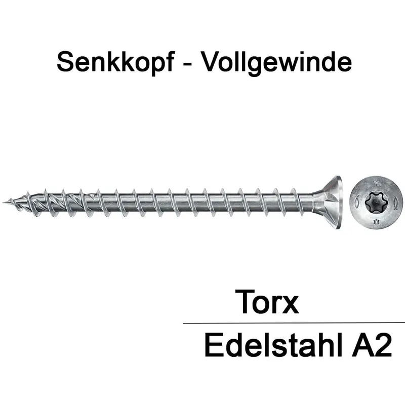 Angebot PowerFast II FPF CTF BC - Spanplattenschrauben 3.5x45 Senkkopf TX Vollgewinde verzinkt – 500 Stück