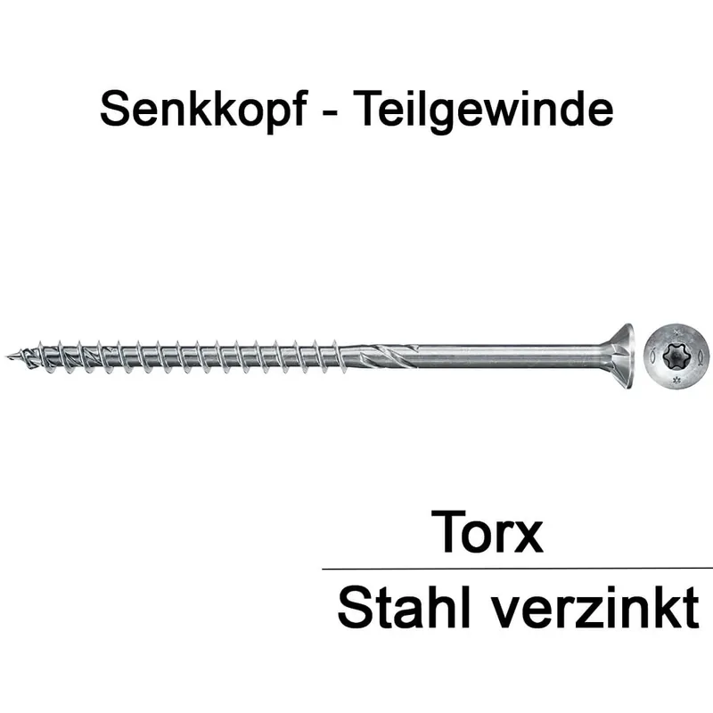 Begrenztes Angebot PowerFast FPF II CTP BC Spanplattenschraube 4,5x50 - verzinkt blau passiviert - Senkkopf TX - Teilgewinde - Fischer - 50 Stück