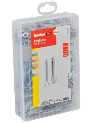 Angebot Fischer Meister-Box - Spreizdübel SX Plus 6,8 S mit Schrauben