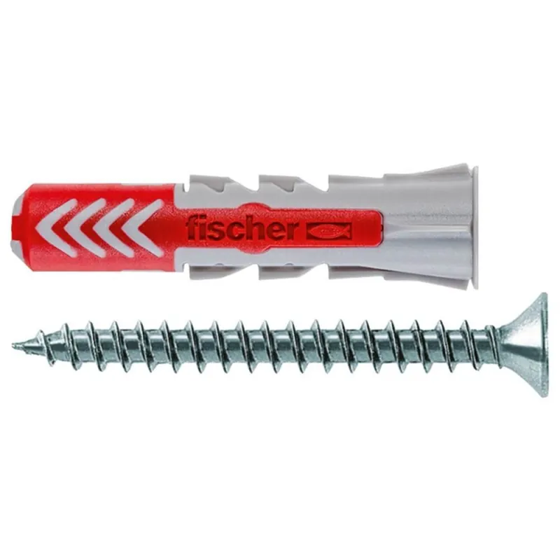 DuoPower Dübel - mit Schraube - Fischer - Nylon - 6x30 - 12 Stück Neue Ware