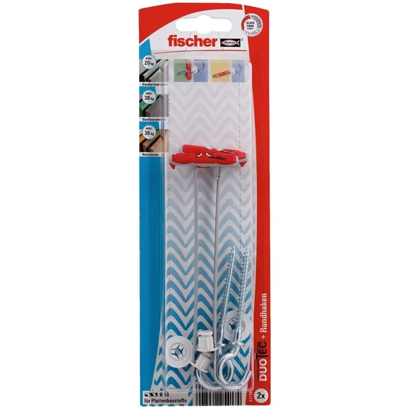 DuoTec 10 mit Rundhaken - Fischer - 2 Stück Jetzt Bestellen