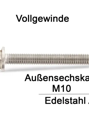 Angebot Sechskantschrauben DIN 6921 - M10 - Sechskantkopf mit Flansch - A2