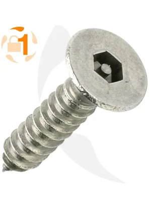 Blechschrauben Pin Hexagon - 4,2 mm - Senkkopf- Pin-Hex - A2 Neue Ware
