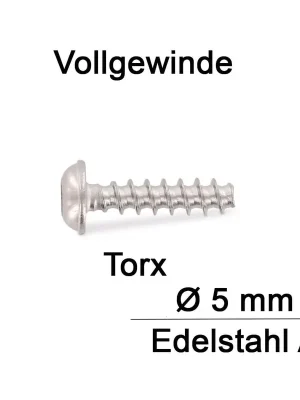 Begrenztes Angebot Rundkopfschrauben für Thermoplaste mit Flansch - 5x25 - A2 - TX - 200 Stück