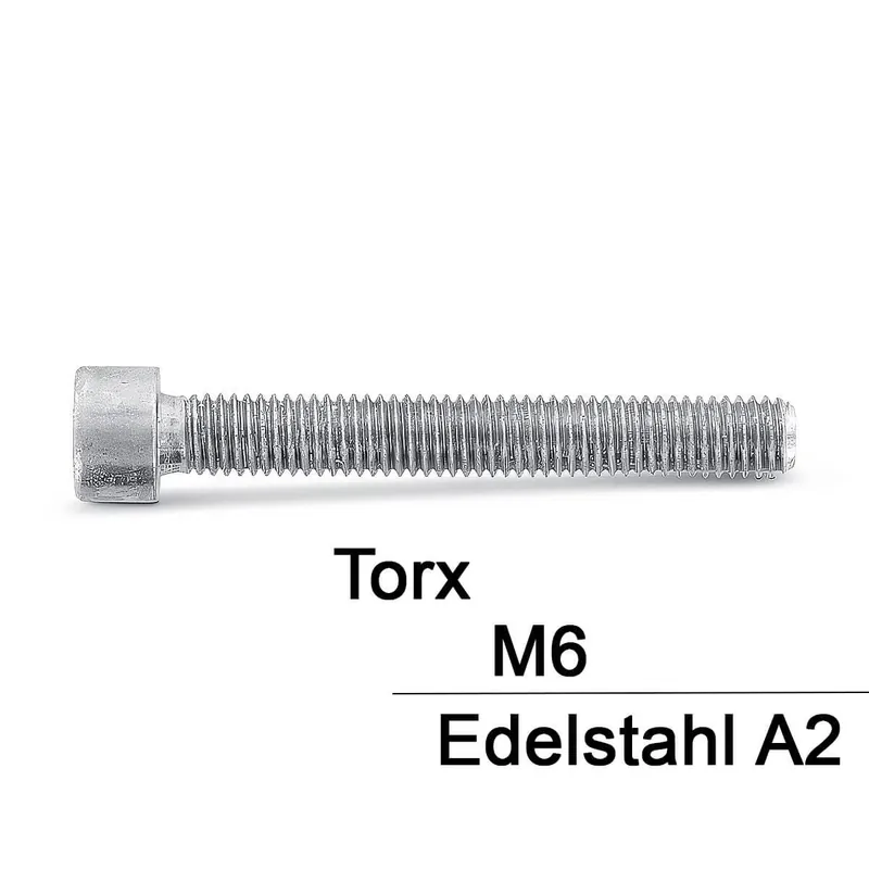 Zylinderschrauben ISO 14579 – M6 – Torx TX30 – Edelstahl A2 – Vollgewinde Neu Im Sortiment