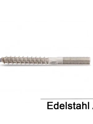 Stockschrauben - 10x90 - mit Schlüsselfläche - A2 - 100 Stück Sonderangebot