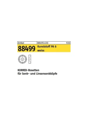 ART 88499 KORREX Rosetten Kunststoff Knallerangebot