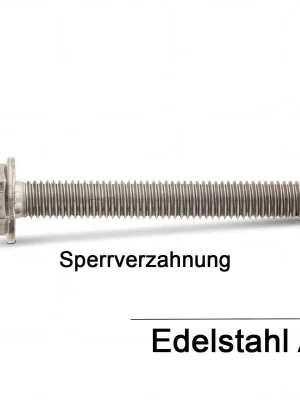 ~DIN 6921 A 2 Sperrzahn Sechskantschrauben mit Flansch Sperrverzahnung - Abmessung M 10 x 45 (100 Stück) Direkt Vom Hersteller