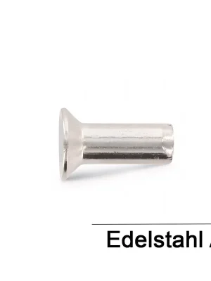 Begrenztes Angebot Senknieten DIN 661 - 2x10 - Edelstahl A2 - 500 Stück