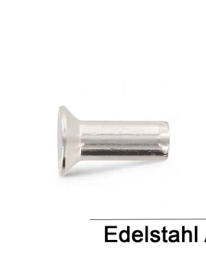 Abverkauf Senknieten DIN 661 - 2x20 - Edelstahl A2 - 500 Stück