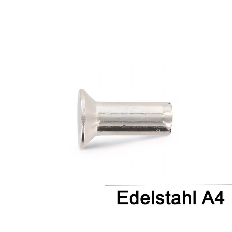 Senknieten DIN 661 - 4x18 - Edelstahl A4 - 200 Stück Super-Preis