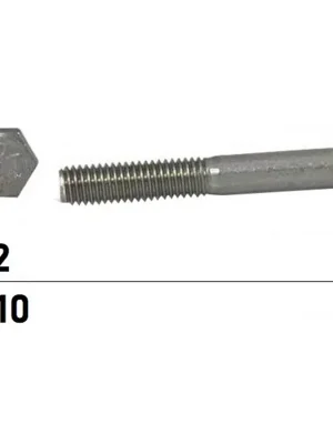 Begrenztes Angebot Sechskantschrauben DIN 931 - M10x240 - Sechskantkopf - Teilgewinde - A2 - 25 Stück