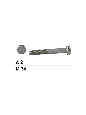 Angebot Sechskantschrauben DIN 931 - M36x180 - Sechskantkopf - Teilgewinde - A2 - 5 Stück