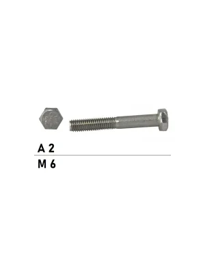 Begrenztes Angebot S+P Sechskantschrauben DIN 931 - M6x170 - Sechskantkopf - m.Schaft - A2 - 100 Stück