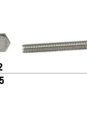 Abverkauf DIN-933 - Sechskantschraube A2 - Vollgewinde - M5x22 - 500 Stück