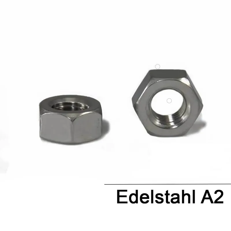 DIN 934 Sechskantmutter A2 - M1,6 - 1000 Stück Billig