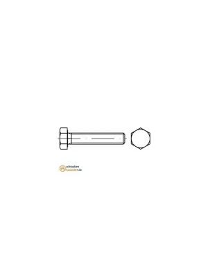 Aktuell DIN 961 Sechskantschraube A2 - VG - Feingewinde - M10x1,25x45 - 100 Stück