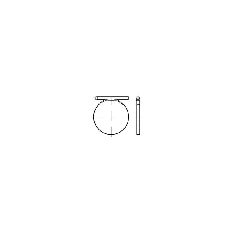 DIN 3017 Schlauchschellen A Form A Edelstahl A4 20x9 100St. Highlight
