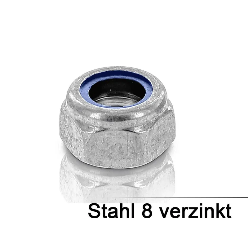 Bestpreis DIN 985 Sicherungsmutter - verzinkt 8 - M14 - 100 Stück