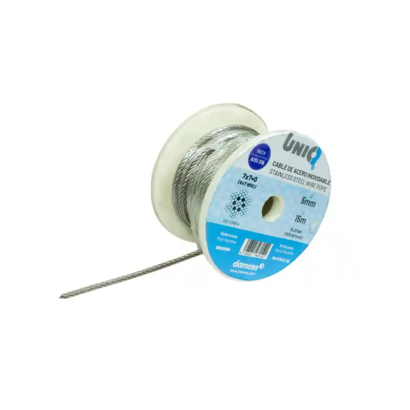 Preiswert Edelstahl-Seil Ø 2 mm - 100 m