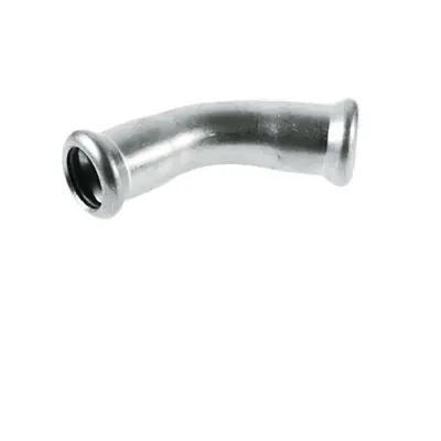 Bogen 45° Innen/Innen Edelstahl V4A, M-Kontur Schnäppchen