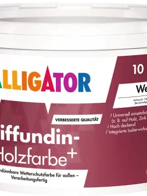 Sonderangebot Alligator Diffundin-Holzfarbe + RAL 7016 Anthrazitgrau 2,5 Liter