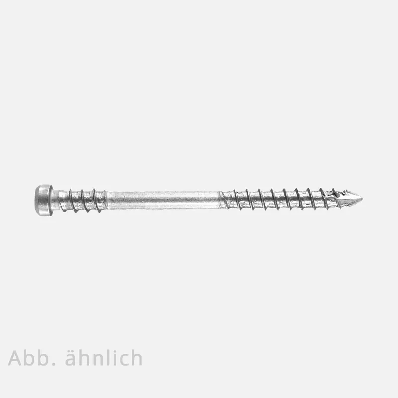 100 SPAX Terrassenschrauben 5x80 mm - Edelstahl A2 - Zylinderkopf mit T-Star Antrieb Direkt Vom Hersteller