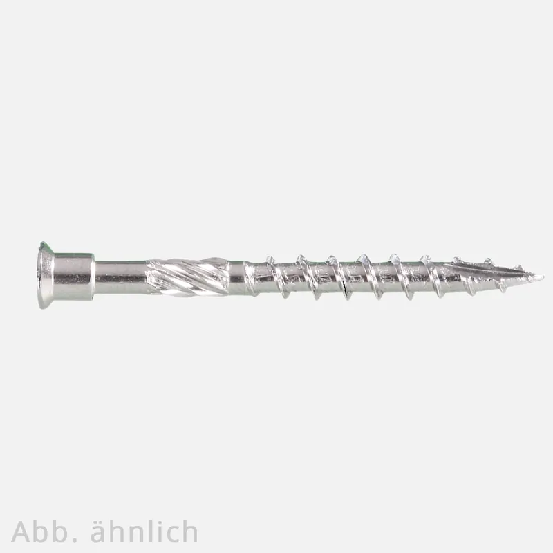 10 Terrassenschrauben 5x80mm - Edelstahl C1 - Zylinderkopf mit Torx Antrieb Neu