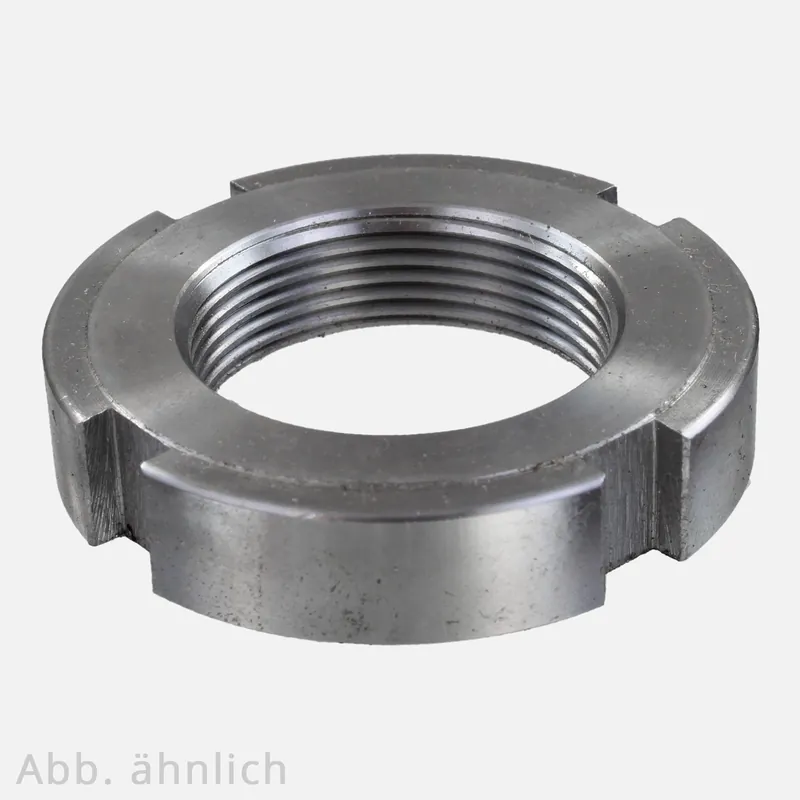 1 Nutmutter M50x1,5 mm - ungehärtet - ungeschliffen - DIN 1804 - blank Preisreduziert