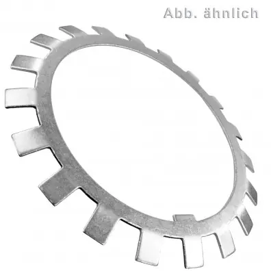 10 Sicherungsbleche DIN 5406 MB 23 Preisknaller