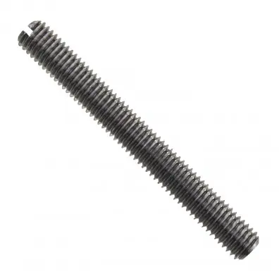 50 Gewindestifte mit Schlitz und Kegelkuppe DIN 551 M12x60 mm Neuheit