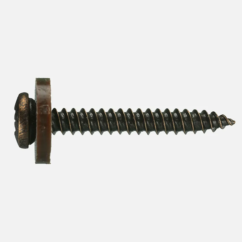 Nur Für Kurze Zeit 1000 Fensterbankschrauben mit Polyamidscheibe A2 3,9x32mm, PZ, Braun