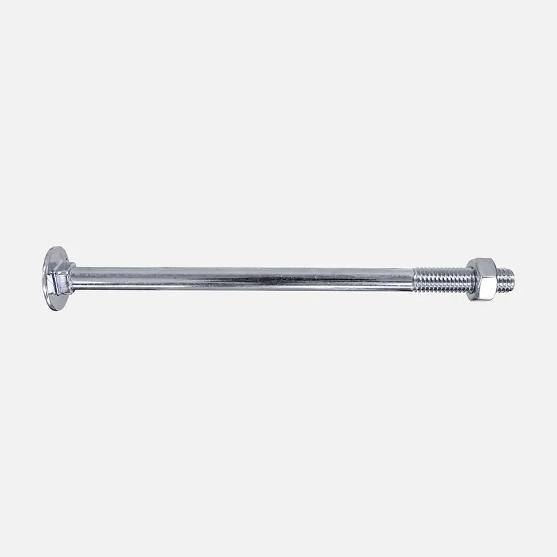 100 Schlossschrauben DIN 603 - M8x140mm - galvanisch verzinkt - inkl. Mutter Nur Heute