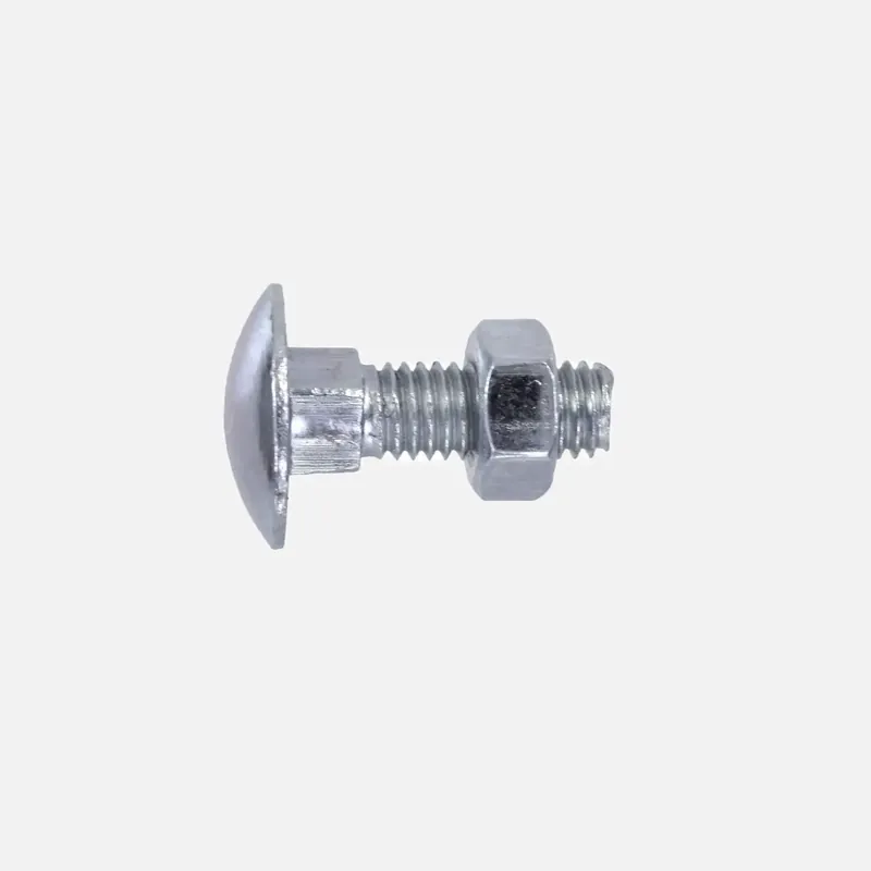 100 Schlossschrauben DIN 603 - M5x16mm - galvanisch verzinkt - inkl. Mutter Preis Gesenkt