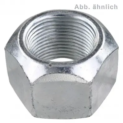 Preiswert 50 Sechskantmuttern M16 - Fein 1,5mm - hoch,mit Klemmteil - verz. - DIN 980