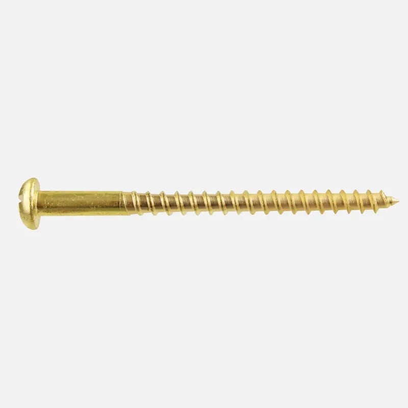 200 Halbrund Holzschrauben 4,5x50 mm DIN 96 Messing Schlitz Saisonangebot