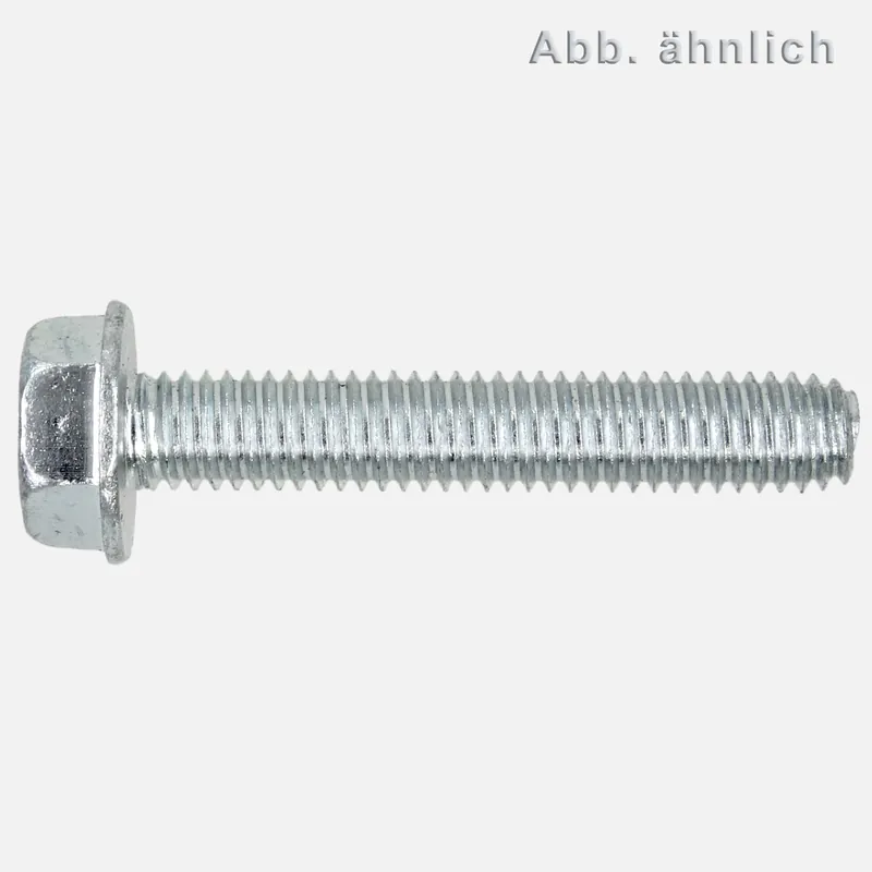 Direkt Vom Hersteller 1000 Gewindefurchende Schrauben M6x16mm - DIN 7500 Form D - SW 10 - verzinkt